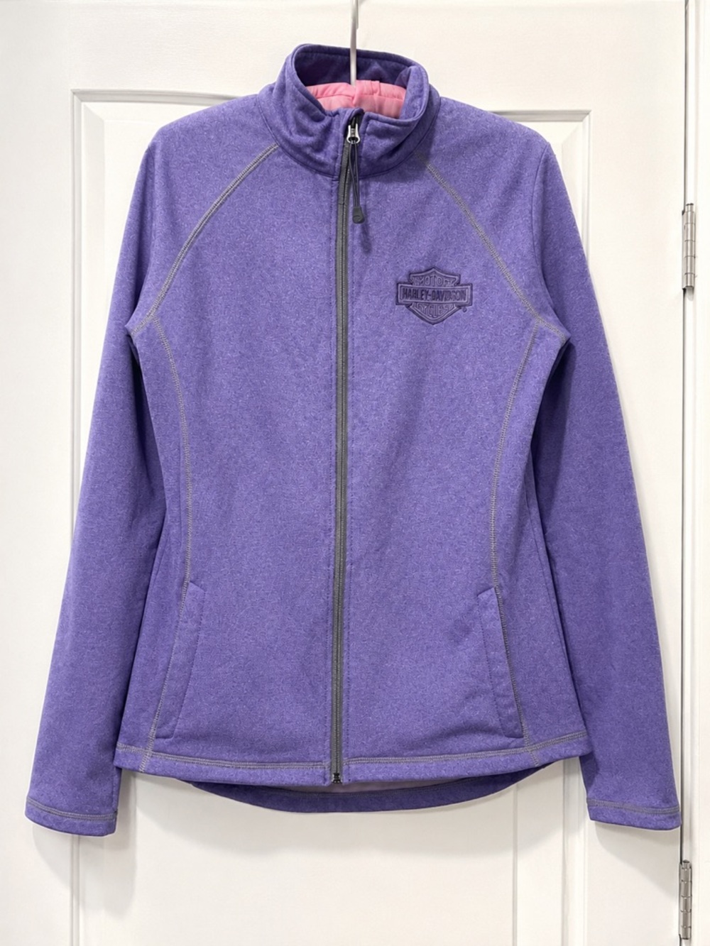 Harley-Davidson Women’s Medium Purple Full Zip Performance Jacket